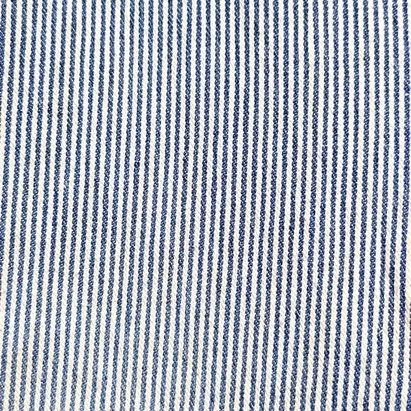 Gloria Vanderbilt Navy and White Pinstriped Capri Pants 5 Pocket Woman's Size 14 - Picture 5 of 11